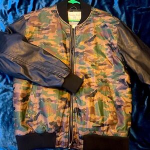 Men’s Fatigues Pleather Jacket